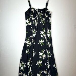 Glnege Floral Empire Waist Corset Midi/Maxi Dress NWT Whimsigoth